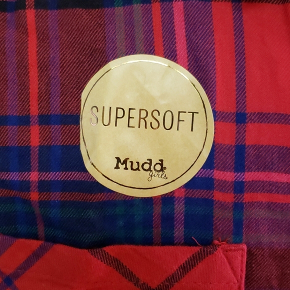 NWT! MUDD button down flannel, size 16 - Picture 2 of 6